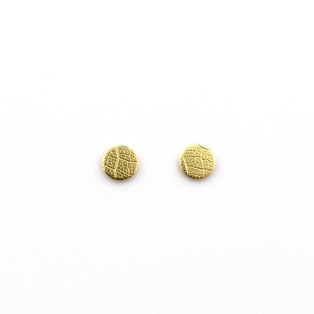 FOLIORUM MINI Ohrstecker goldplattiert | cactus+moss